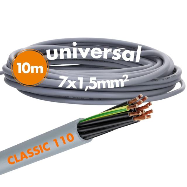 7 eres kábel 7x1,5 mm²