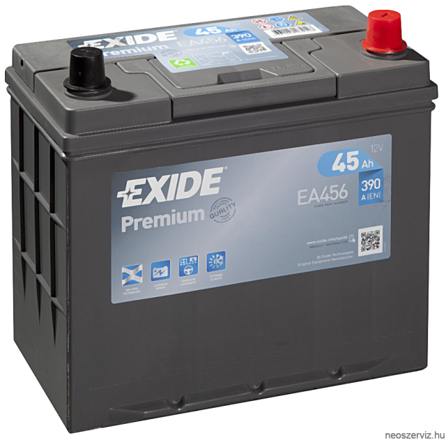 Exide akkumulátor 12V 45Ah