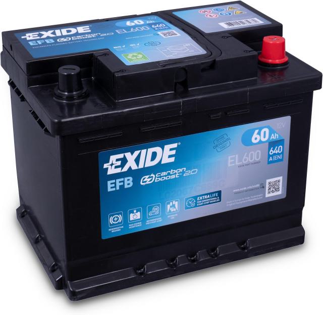 Exide akkumulátor 12V 60Ah